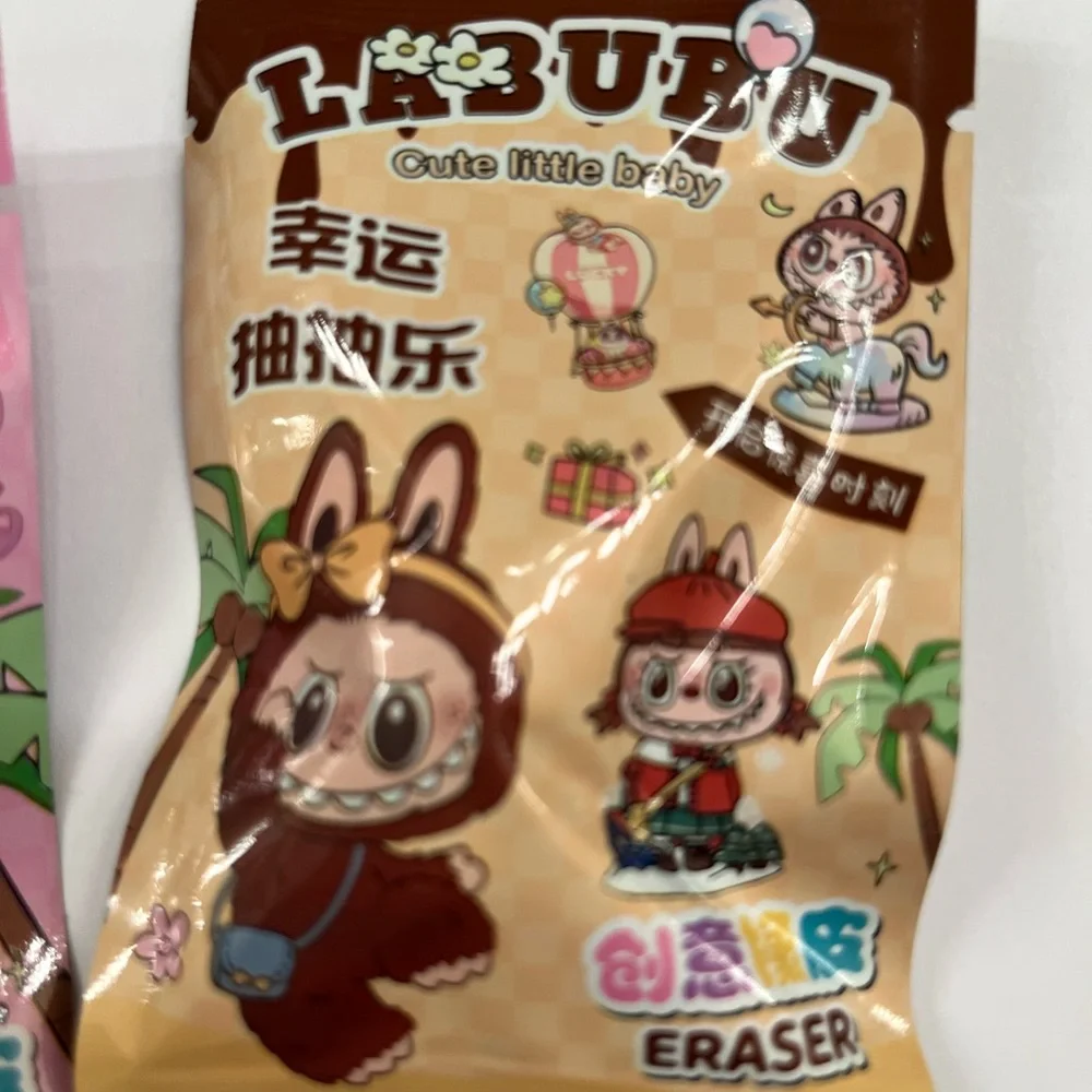 Labubu Blind Bag of Labubu figurine erasers - Picture 6 of 7